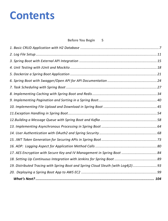 Spring Boot Project Ideas Handbook